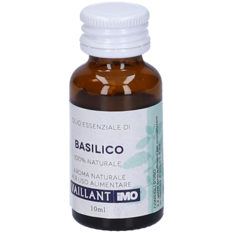 Packaging del prodotto Vaillant Basilico Olio Essenziale per Aromaterapia 10ml