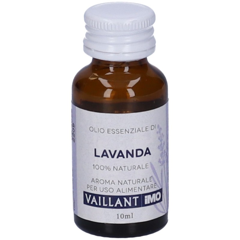 Dettaglio del packaging di Vaillant Lavanda Olio Essenziale per Rilassamento 10ml