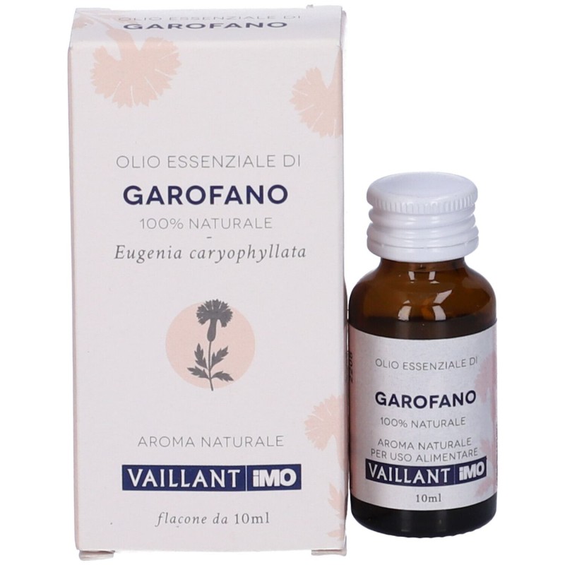 Presentazione grafica di Vaillant Garofano Olio Essenziale per Aromaterapia 10 ml Presentazione grafica di Vaillant Garofano Olio Essenziale per Aromaterapia 10 ml