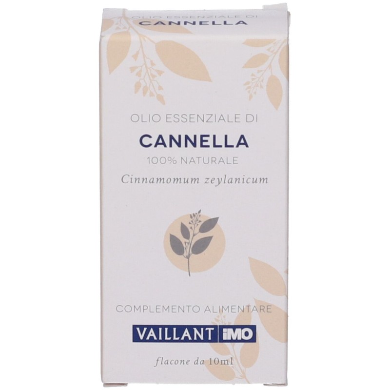 Scatola originale del prodotto Vaillant Cannella Olio Essenziale per Benessere 10ml