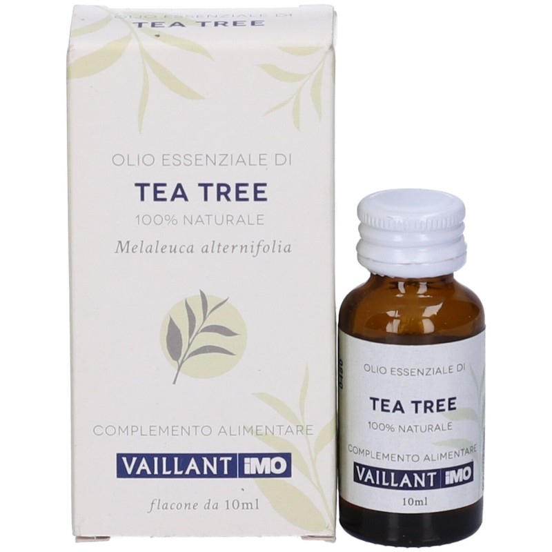 Scatola originale del prodotto Vaillant Melaleuca Tea Tree Oil Antibatterico 10ml Scatola originale del prodotto Vaillant Melaleuca Tea Tree Oil Antibatterico 10ml