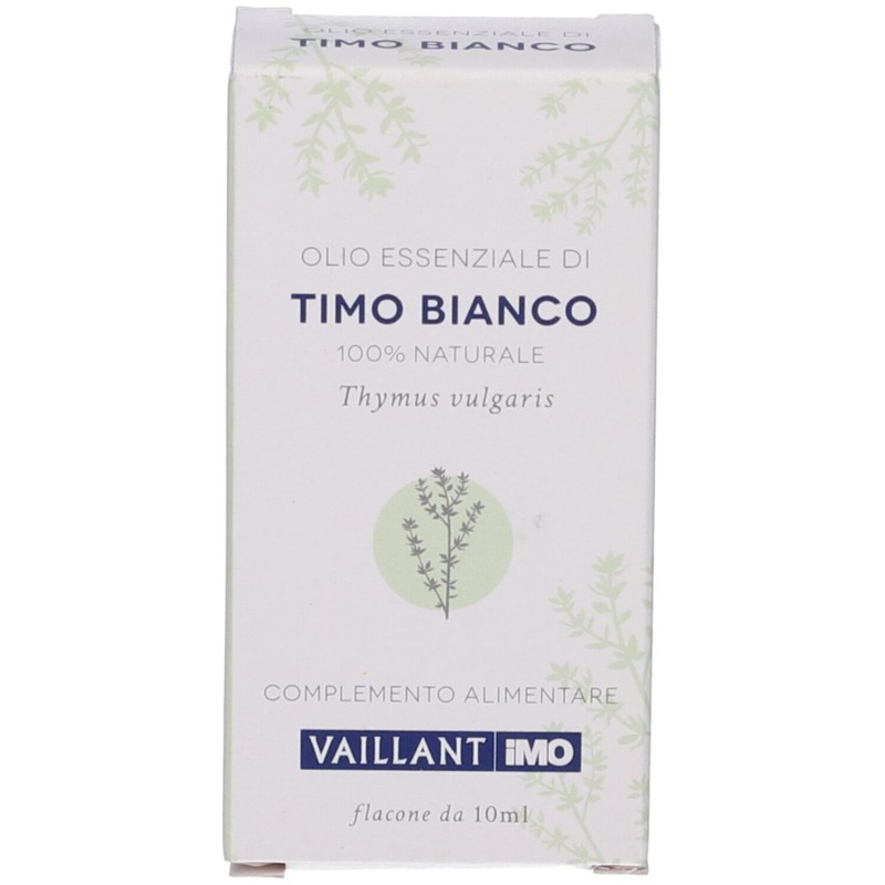 Foto ravvicinata di Vaillant Timo Bianco Olio Essenziale per Purificare l'Aria 10ml Foto ravvicinata di Vaillant Timo Bianco Olio Essenziale per Purificare l'Aria 10ml