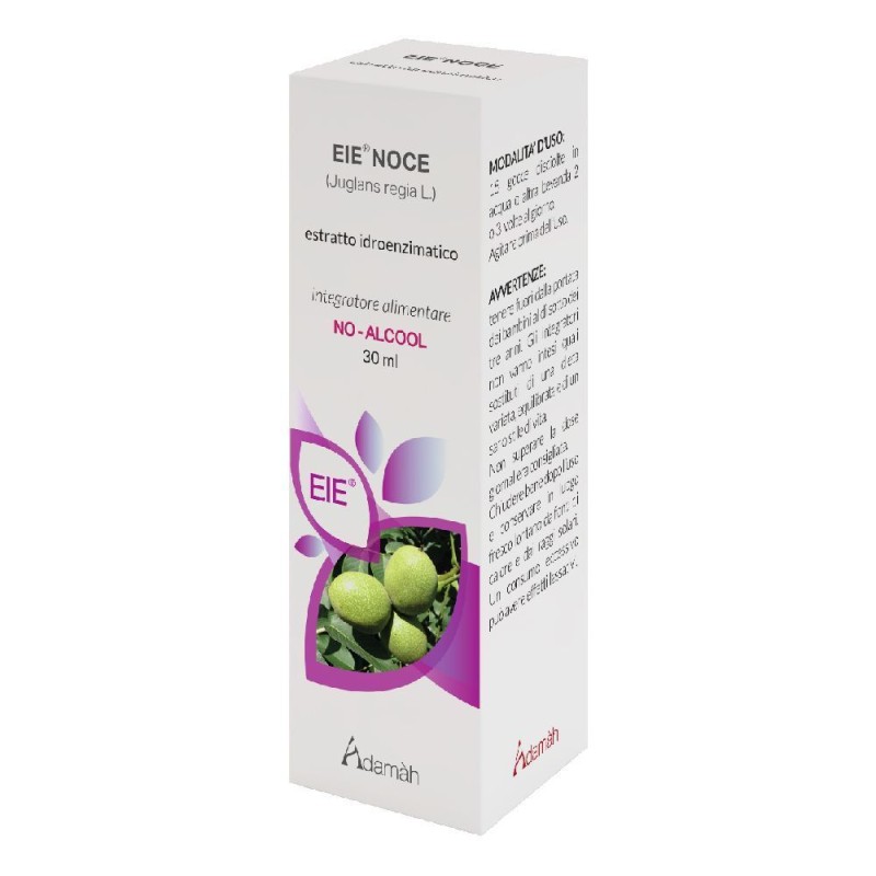 Foto illustrativa del packaging di EIE Noce Gocce per Problemi Digestivi 30ml