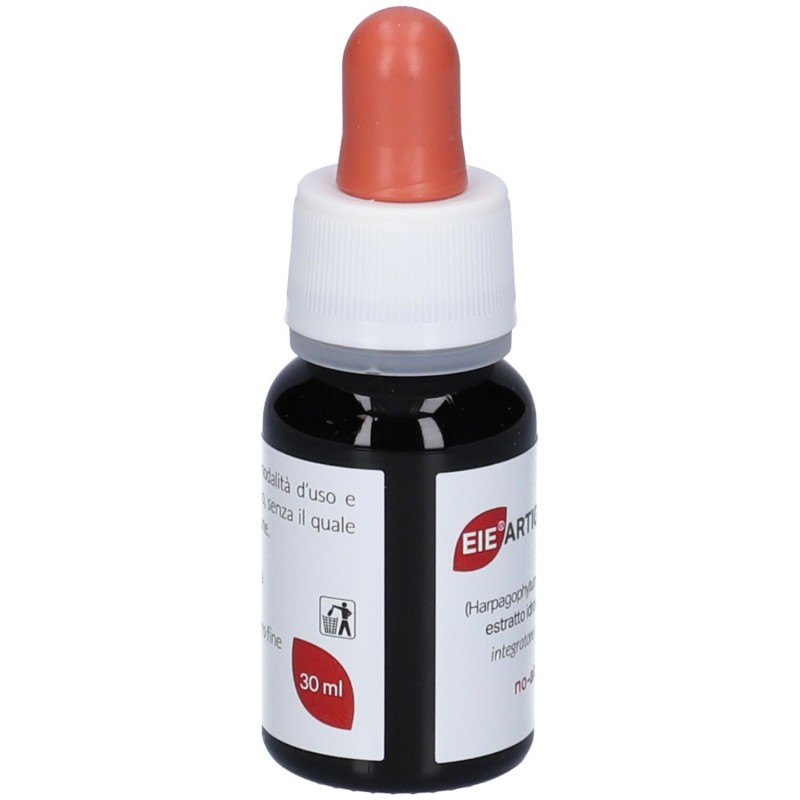 Dettaglio del packaging di EIE Artiglio del Diavolo Gocce per Dolori Articolari e Muscolari 30ml Dettaglio del packaging di EIE Artiglio del Diavolo Gocce per Dolori Articolari e Muscolari 30ml