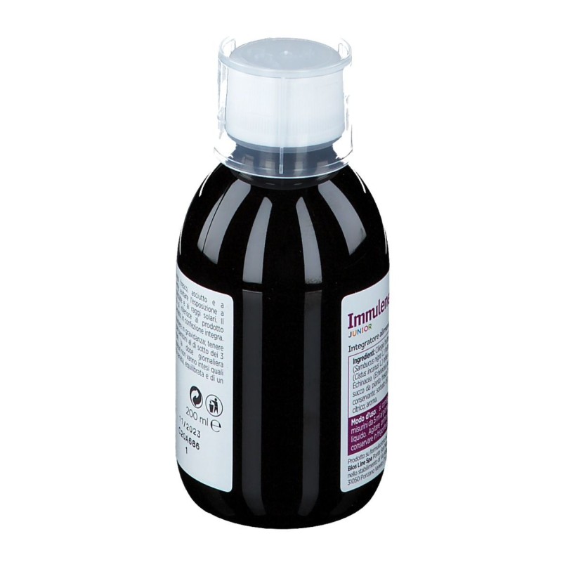 Immagine reale di Immulene Junior Sciroppo Bambini per Difese Immunitarie 200ml Immagine reale di Immulene Junior Sciroppo Bambini per Difese Immunitarie 200ml