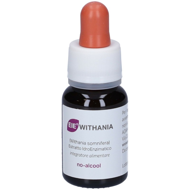 Foto illustrativa del packaging di EIE Withania Gocce per Stanchezza e Rilassamento 30ml Foto illustrativa del packaging di EIE Withania Gocce per Stanchezza e Rilassamento 30ml