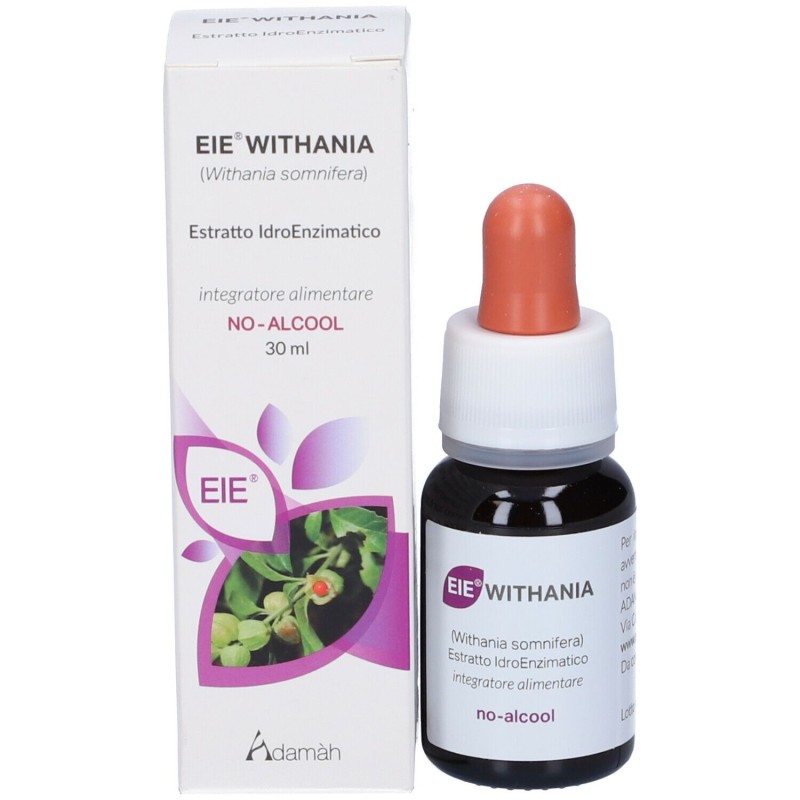 Confezione sigillata di EIE Withania Gocce per Stanchezza e Rilassamento 30ml Confezione sigillata di EIE Withania Gocce per Stanchezza e Rilassamento 30ml