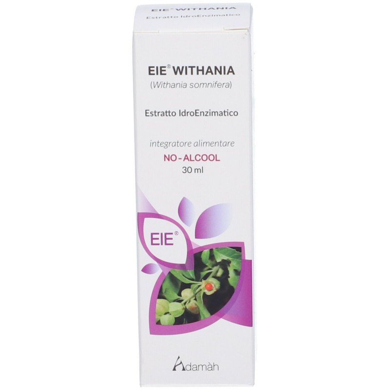 Pack ufficiale del prodotto EIE Withania Gocce per Stanchezza e Rilassamento 30ml Pack ufficiale del prodotto EIE Withania Gocce per Stanchezza e Rilassamento 30ml