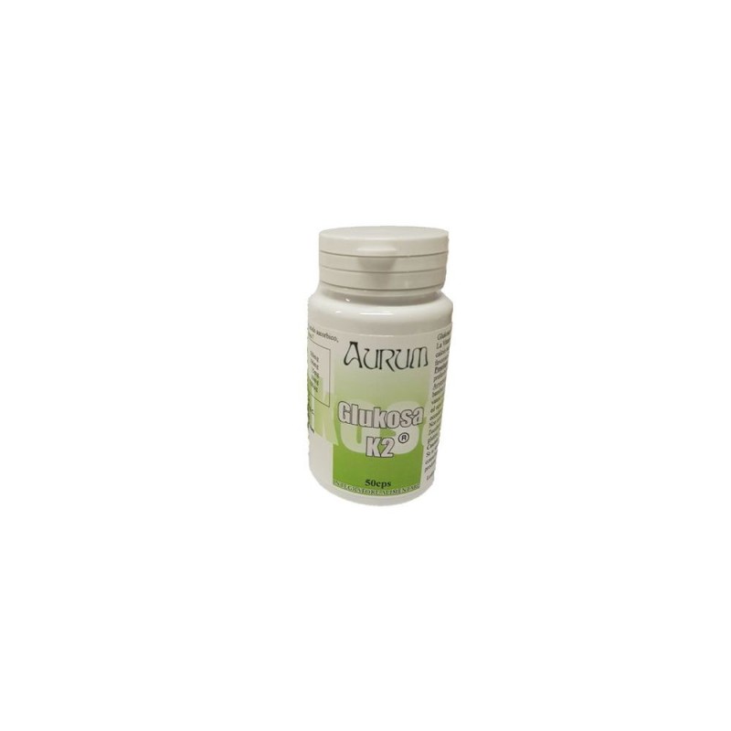 Dettaglio del packaging di Glukosa K2 per Salute Ossa e Circolazione 50 Capsule