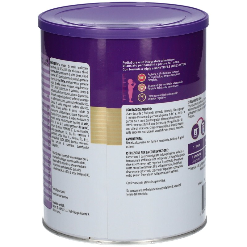 Immagine reale di Pediasure Crescita&sviluppo Cioccolato per Crescita 850 g Immagine reale di Pediasure Crescita&sviluppo Cioccolato per Crescita 850 g