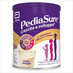 Scatola integra del prodotto Pediasure Crescita&sviluppo Vaniglia 850 G per Bambini Scatola integra del prodotto Pediasure Crescita&sviluppo Vaniglia 850 G per Bambini