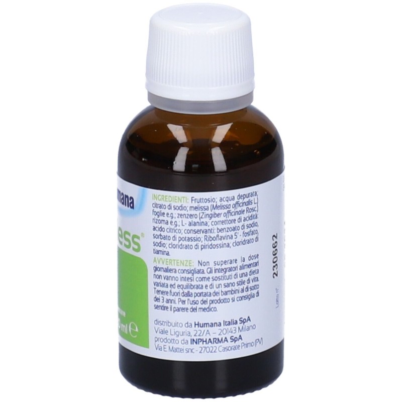 Confezione sigillata di Humana Nausless Integratore per Nausea 30ml Confezione sigillata di Humana Nausless Integratore per Nausea 30ml