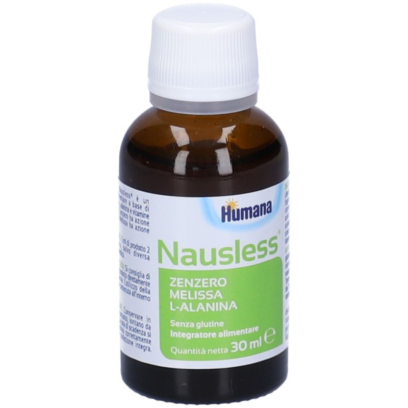 Aspetto del prodotto Humana Nausless Integratore per Nausea 30ml Aspetto del prodotto Humana Nausless Integratore per Nausea 30ml
