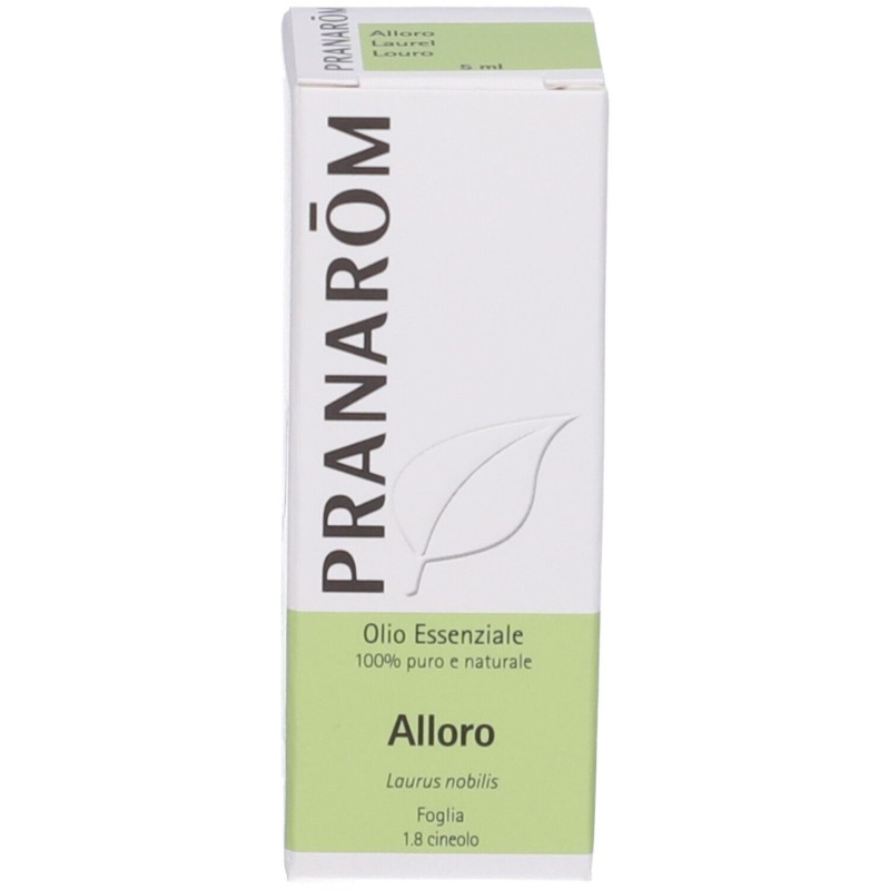 Foto illustrativa del packaging di Pranarom Alloro Olio Essenziale 5ml Foto illustrativa del packaging di Pranarom Alloro Olio Essenziale 5ml