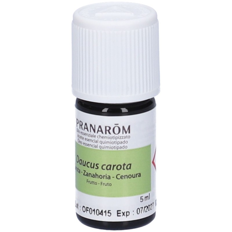 Packaging integro del prodotto Pranarom Carota Olio Essenziale 5ml Packaging integro del prodotto Pranarom Carota Olio Essenziale 5ml