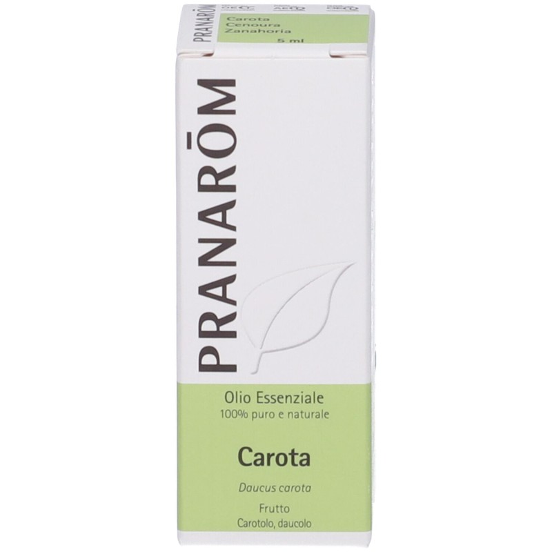 Foto illustrativa del packaging di Pranarom Carota Olio Essenziale 5ml Foto illustrativa del packaging di Pranarom Carota Olio Essenziale 5ml