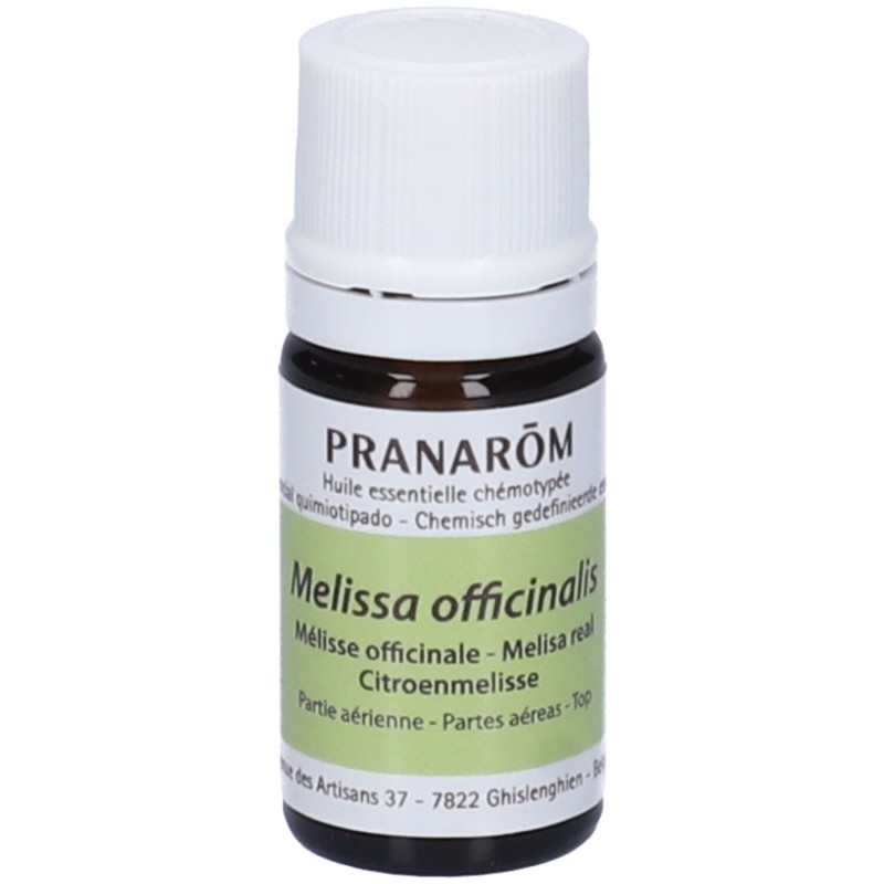 Packaging del prodotto Pranarom Melissa Olio Essenziale 5ml Packaging del prodotto Pranarom Melissa Olio Essenziale 5ml