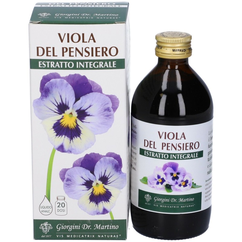Confezione sigillata di Dr Giorgini Viola Del Pensiero Estratto Integrale 200ml Confezione sigillata di Dr Giorgini Viola Del Pensiero Estratto Integrale 200ml