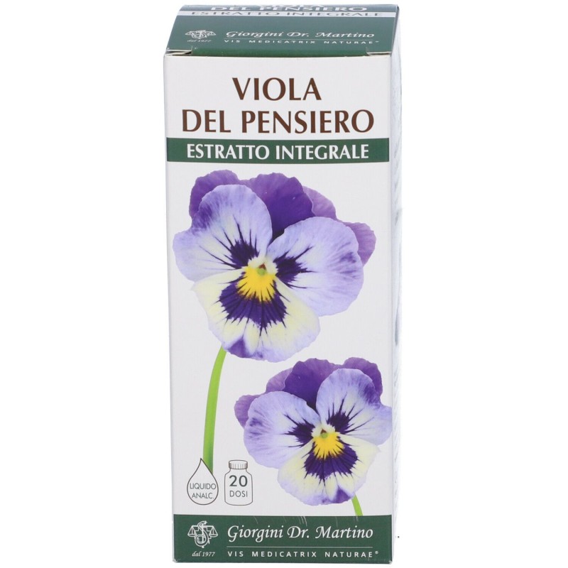 Pack ufficiale del prodotto Dr Giorgini Viola Del Pensiero Estratto Integrale 200ml Pack ufficiale del prodotto Dr Giorgini Viola Del Pensiero Estratto Integrale 200ml