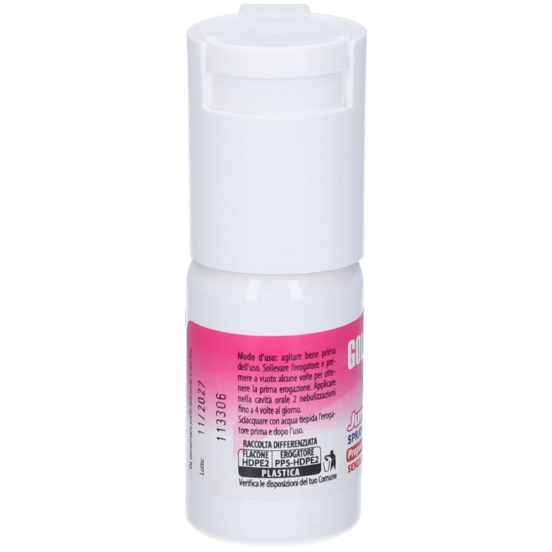 Vista del prodotto Golasel Pro Spray Junior Integratore per la Gola 20ml Vista del prodotto Golasel Pro Spray Junior Integratore per la Gola 20ml