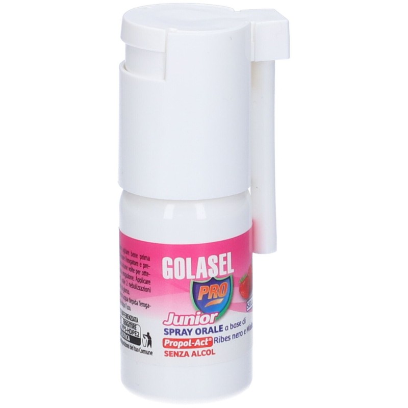 Aspetto del prodotto Golasel Pro Spray Junior Integratore per la Gola 20ml Aspetto del prodotto Golasel Pro Spray Junior Integratore per la Gola 20ml