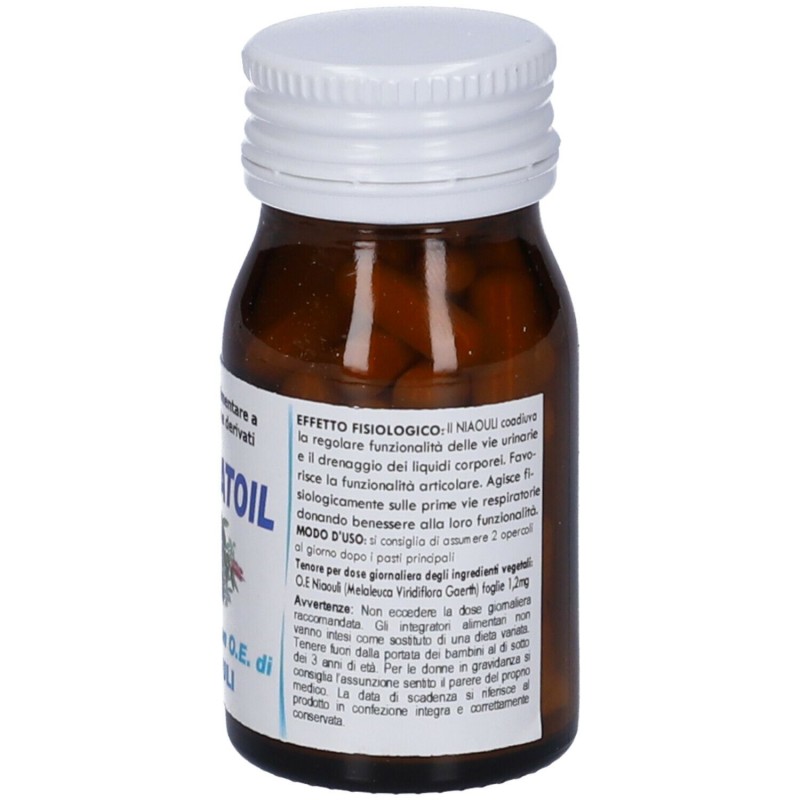 Foto esplicativa di Aromatoil Niaouli Integratore Drenante 50 Opercoli Foto esplicativa di Aromatoil Niaouli Integratore Drenante 50 Opercoli