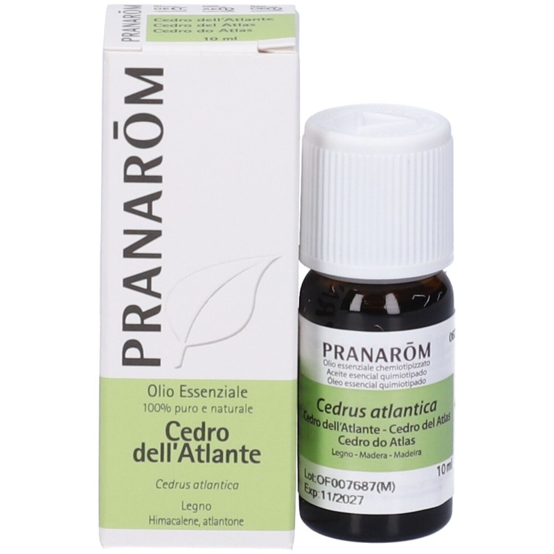 Scatola integra del prodotto Pranarom Cedro Dell'atlante Olio Essenziale 10ml Scatola integra del prodotto Pranarom Cedro Dell'atlante Olio Essenziale 10ml