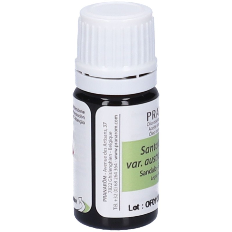 Vista del prodotto Pranarom Sandalo Legno Olio Essenziale 5ml Vista del prodotto Pranarom Sandalo Legno Olio Essenziale 5ml