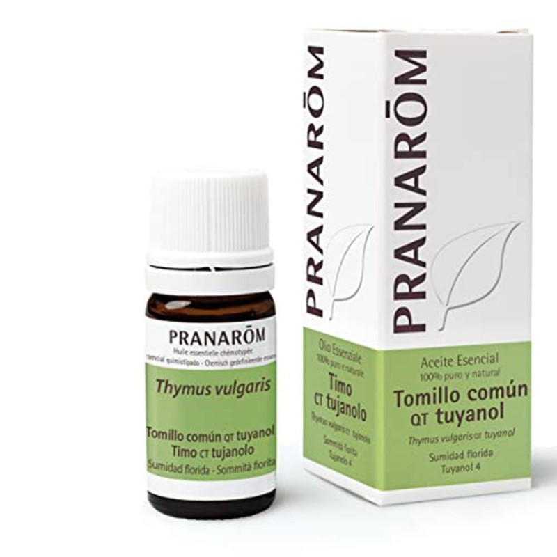 Packaging del prodotto Pranarom Timo Chemiotipizzato Tujanolo Olio Essenziale 5ml Packaging del prodotto Pranarom Timo Chemiotipizzato Tujanolo Olio Essenziale 5ml