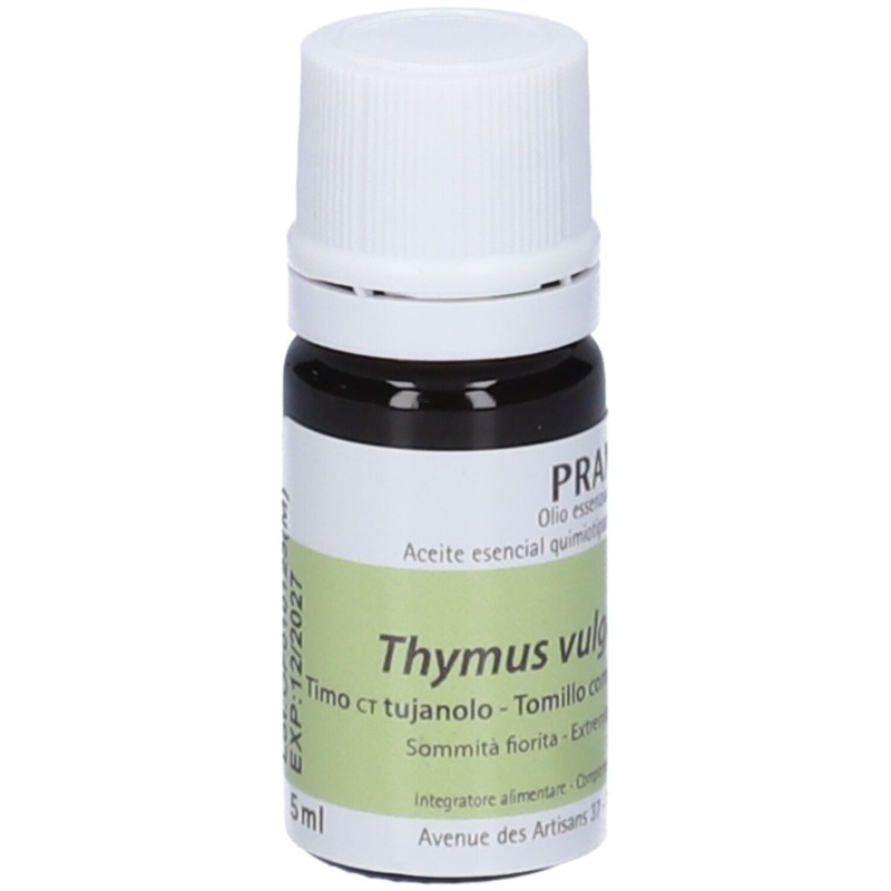 Scatola originale del prodotto Pranarom Timo Chemiotipizzato Tujanolo Olio Essenziale 5ml Scatola originale del prodotto Pranarom Timo Chemiotipizzato Tujanolo Olio Essenziale 5ml