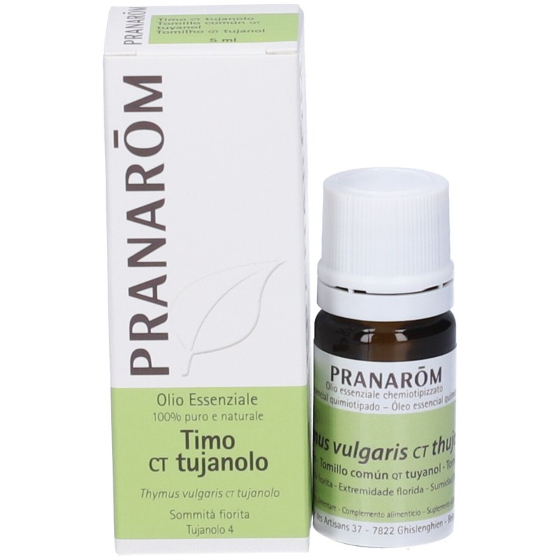 Immagine reale di Pranarom Timo Chemiotipizzato Tujanolo Olio Essenziale 5ml Immagine reale di Pranarom Timo Chemiotipizzato Tujanolo Olio Essenziale 5ml