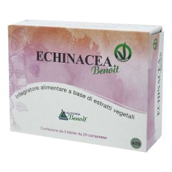 Primo piano di Alchimia Benoit Echinacea Integratore Ricostituente 60 Compresse Primo piano di Alchimia Benoit Echinacea Integratore Ricostituente 60 Compresse