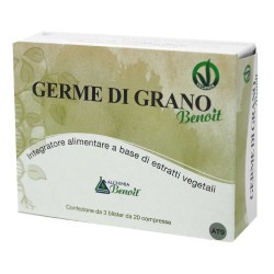 Foto esplicativa di Alchimia Benoit Germe di Grano Integratore Antiossidante 60 Compresse Foto esplicativa di Alchimia Benoit Germe di Grano Integratore Antiossidante 60 Compresse