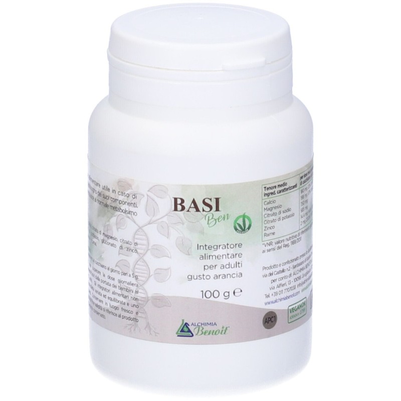 Vista del prodotto Alchimia Benoit Basi Ben Integratore per Metabolismo Acido-Base 100g Vista del prodotto Alchimia Benoit Basi Ben Integratore per Metabolismo Acido-Base 100g