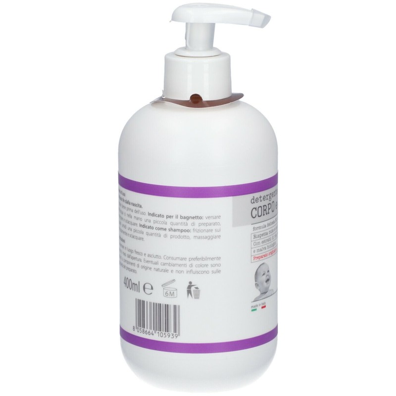 Vista del prodotto Fiocchi di Riso Detergente Corpo e Capelli Delicato per Bambini 400ml