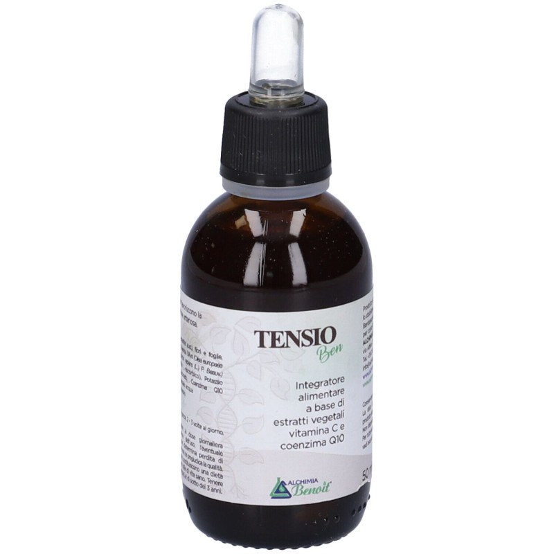 Dettaglio del packaging di Alchimia Benoit Tensio Ben Integratore per Pressione Arteriosa 50ml Dettaglio del packaging di Alchimia Benoit Tensio Ben Integratore per Pressione Arteriosa 50ml