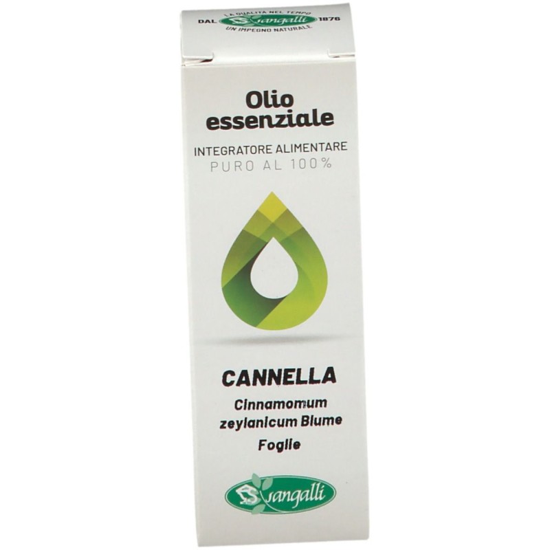 Confezione sigillata di Sangalli Olio Essenziale di Cannella 10ml Confezione sigillata di Sangalli Olio Essenziale di Cannella 10ml