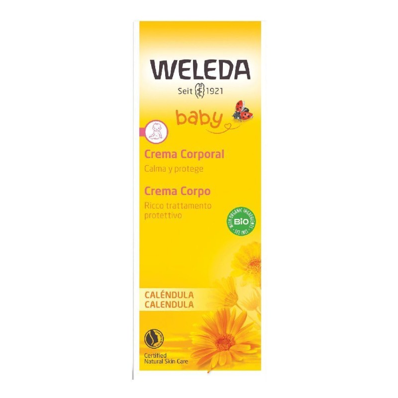 Packaging del prodotto Weleda Baby Crema Corpo Calendula 75ml Packaging del prodotto Weleda Baby Crema Corpo Calendula 75ml