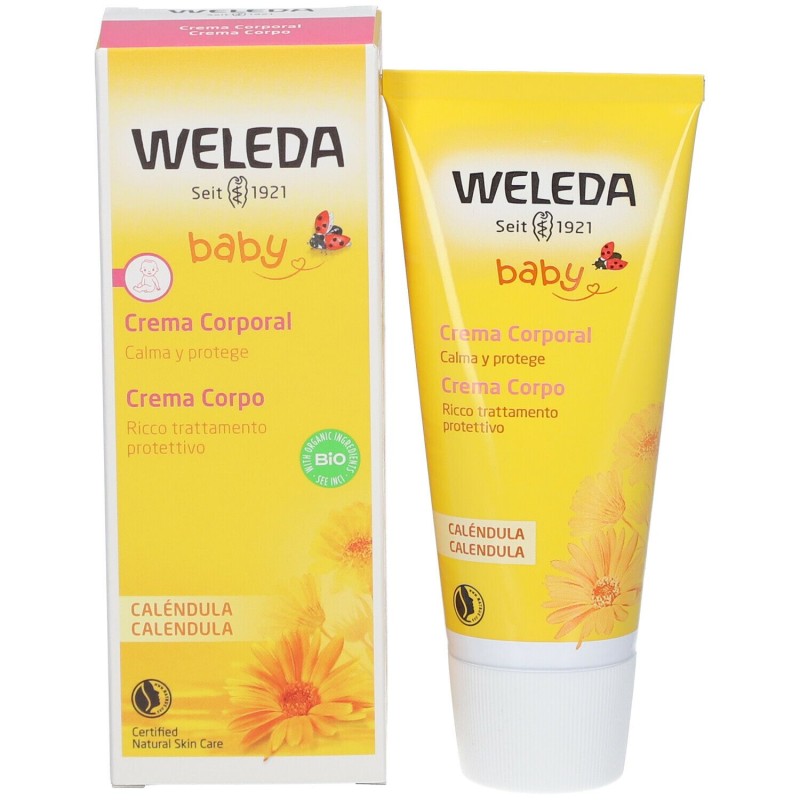 Packaging integro del prodotto Weleda Baby Crema Corpo Calendula 75ml Packaging integro del prodotto Weleda Baby Crema Corpo Calendula 75ml