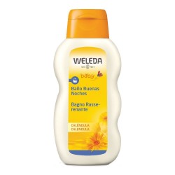 Dettaglio del packaging di Weleda Baby Bagno Rasserenante Bagnoschiuma per Bambini 200ml Dettaglio del packaging di Weleda Baby Bagno Rasserenante Bagnoschiuma per Bambini 200ml