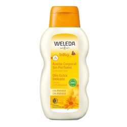 Immagine reale di Weleda Baby Olio Extra Delicato Calendula Senza Profumo 200ml Immagine reale di Weleda Baby Olio Extra Delicato Calendula Senza Profumo 200ml