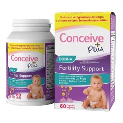 Pack ufficiale del prodotto Conceive Plus Supporto Fertilità Femminile per Regolazione Corporea 60 Capsule Vegetali Pack ufficiale del prodotto Conceive Plus Supporto Fertilità Femminile per Regolazione Corporea 60 Capsule Vegetali
