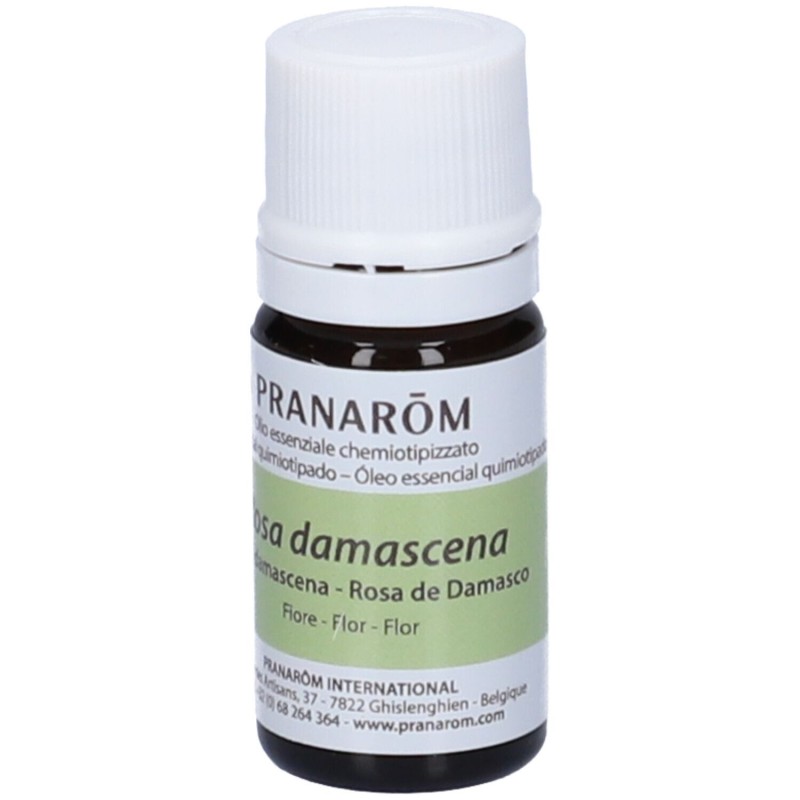Confezione sigillata di Pranarom Rosa Damascena Olio Essenziale Biologico 5ml Confezione sigillata di Pranarom Rosa Damascena Olio Essenziale Biologico 5ml
