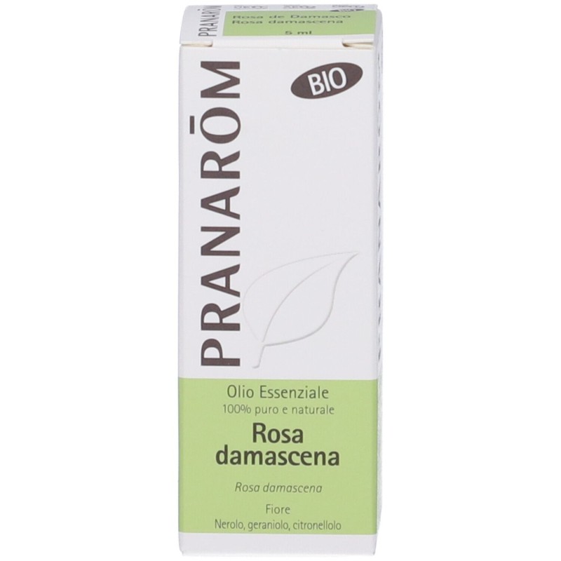Scatola integra del prodotto Pranarom Rosa Damascena Olio Essenziale Biologico 5ml Scatola integra del prodotto Pranarom Rosa Damascena Olio Essenziale Biologico 5ml