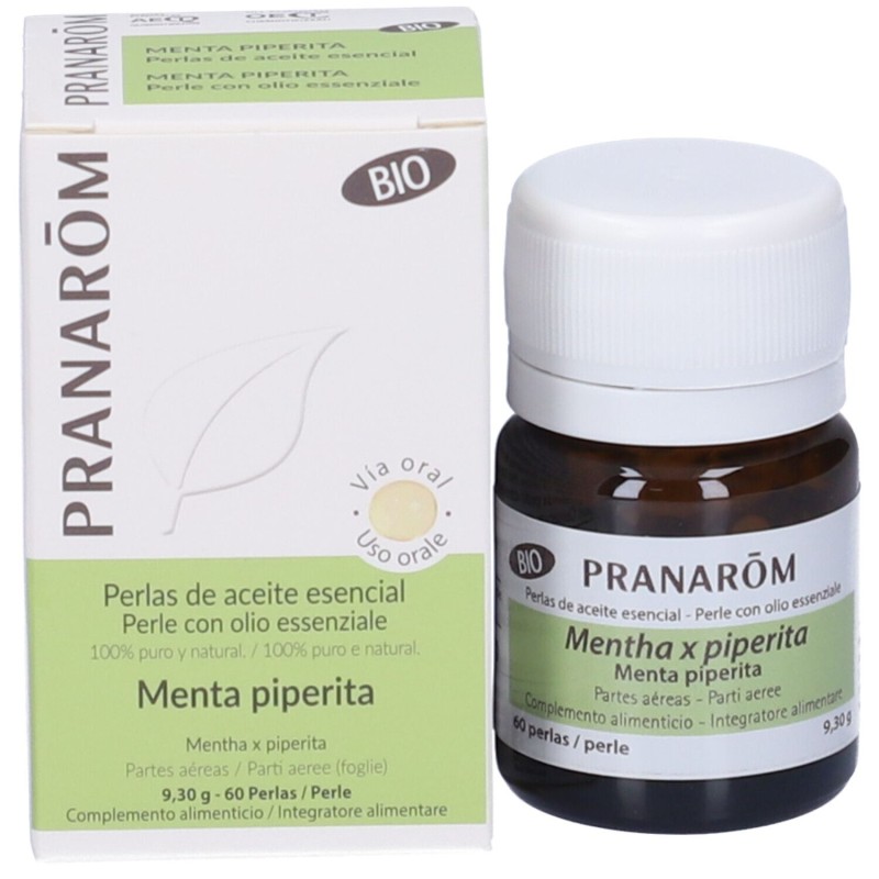 Immagine reale di Pranarom Menta Piperita per Digestione 60 Perle Immagine reale di Pranarom Menta Piperita per Digestione 60 Perle