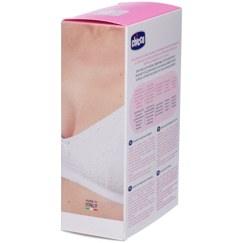 Primo piano di Chicco Mammy Reggiseno Cotone per Allattamento Bianco 3C
