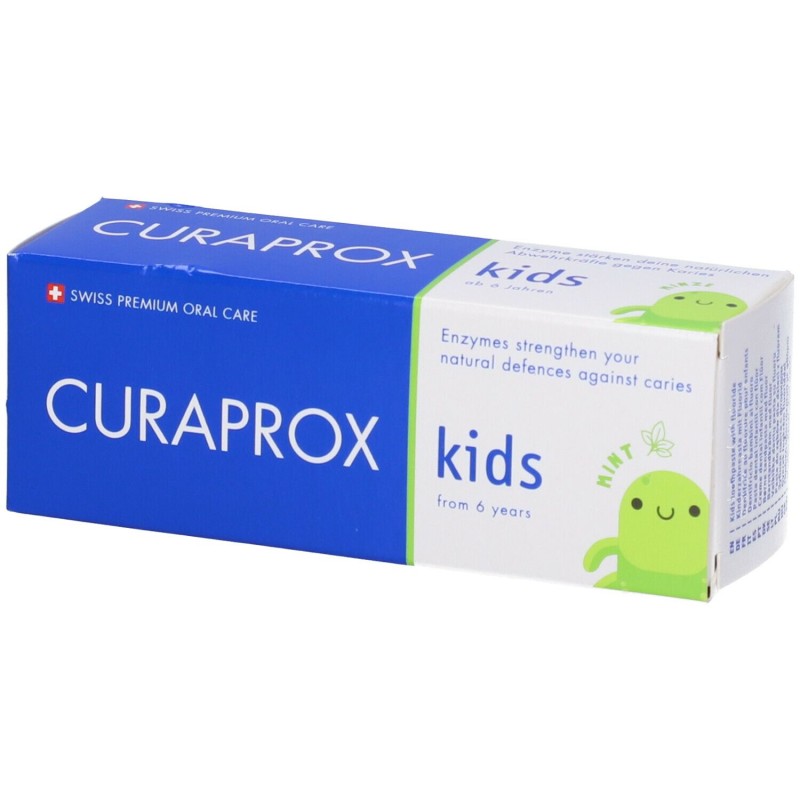 Aspetto del prodotto Curaprox Kids Dentifricio Bambini Con Fluoro 1450ppm Gusto Menta 60ml Aspetto del prodotto Curaprox Kids Dentifricio Bambini Con Fluoro 1450ppm Gusto Menta 60ml