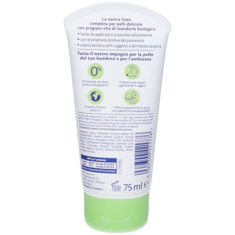 Immagine reale di Hipp Baby Care Crema Viso e Corpo per Bambini 75ml