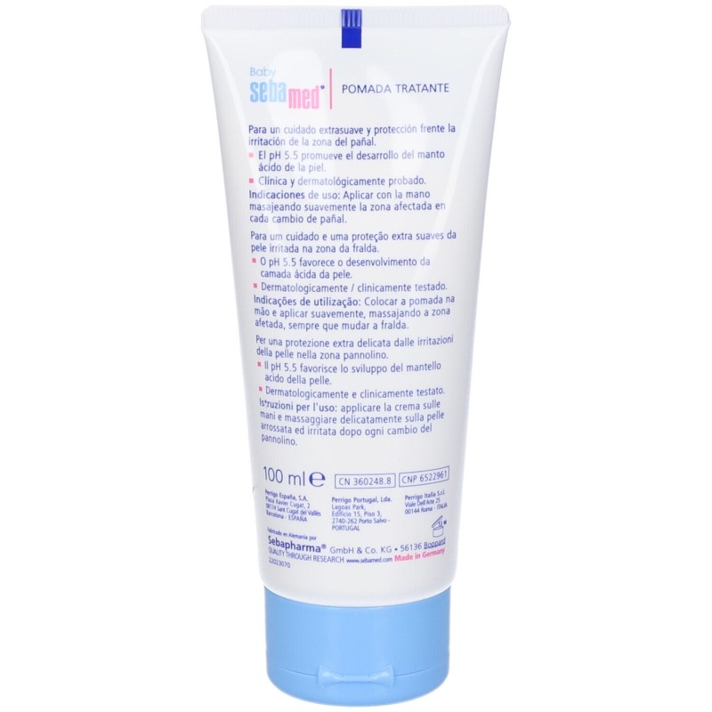 Immagine reale di Sebamed Baby Crema Pannolino per Protezione 100ml Immagine reale di Sebamed Baby Crema Pannolino per Protezione 100ml