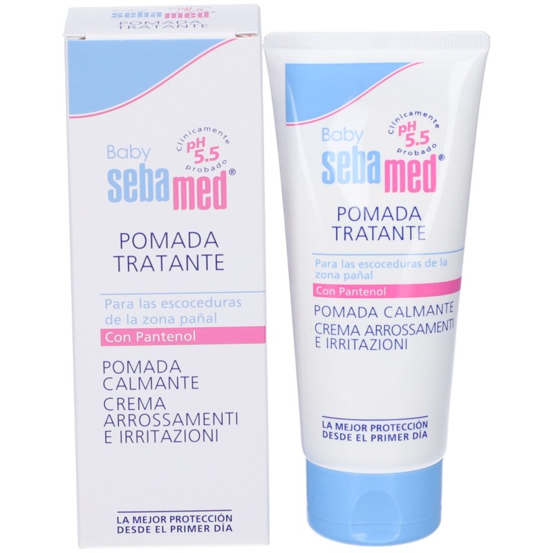 Dettaglio del packaging di Sebamed Baby Crema Pannolino per Protezione 100ml Dettaglio del packaging di Sebamed Baby Crema Pannolino per Protezione 100ml